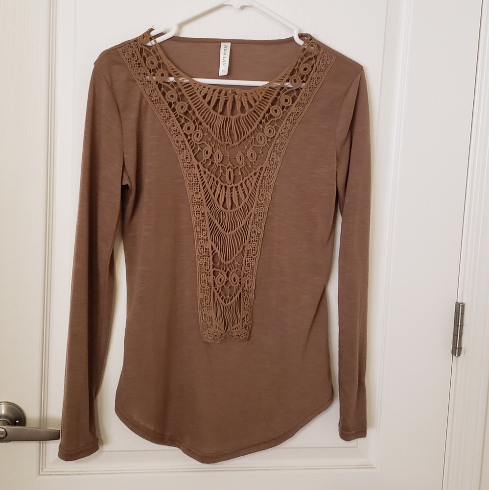Light brown top
